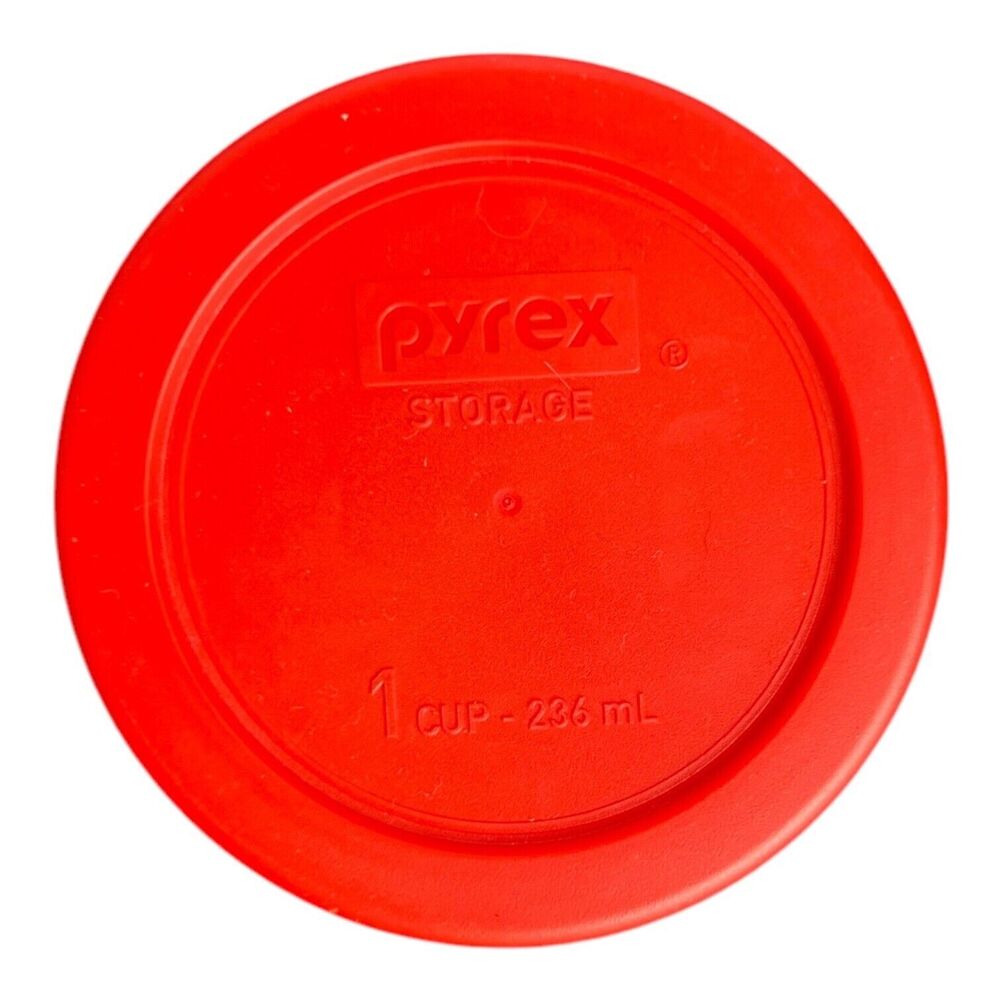 Replacement Lid for Pyrex 1-CUP Storage Cover 4" Bowl 7202-PC Red (1-Pack)